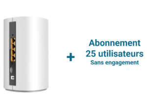 Ensemble Box + abonnement 25 utilisateurs sans engagement