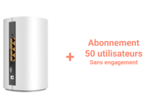 Ensemble Box + abonnement 50 utilisateurs sans engagement